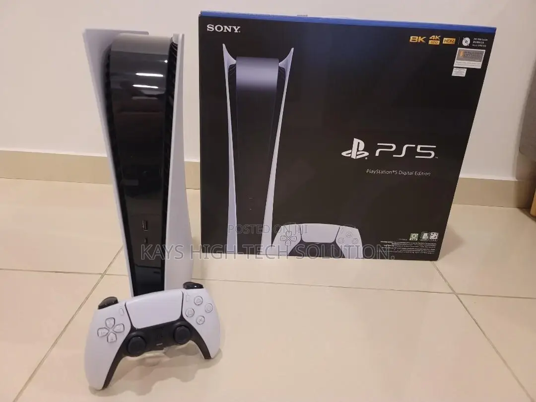 Play Station 5 Digital With 2 Controllers And Games