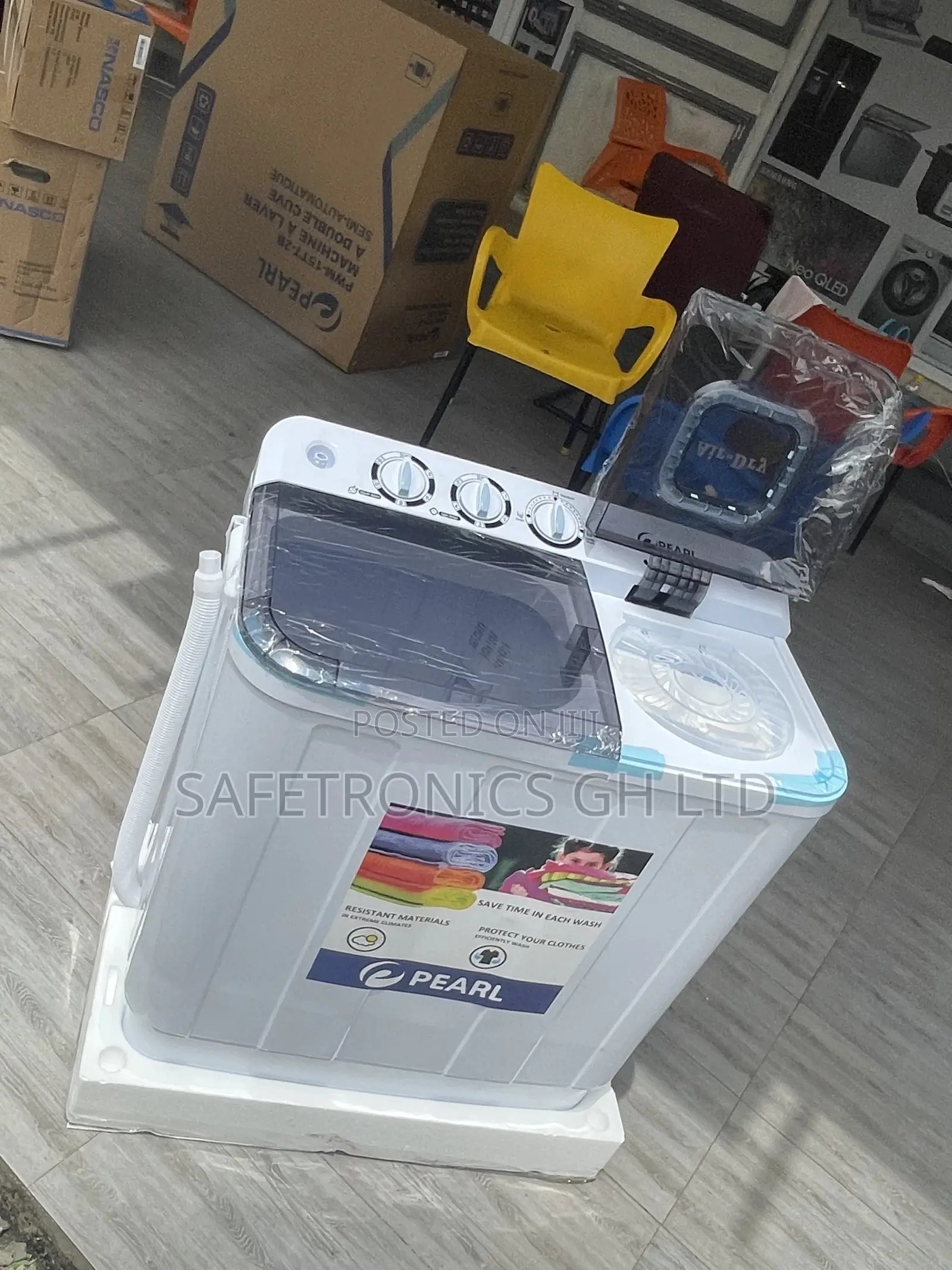 Topload Semiautomatic Twintub 7kg Pearl Washingmachine