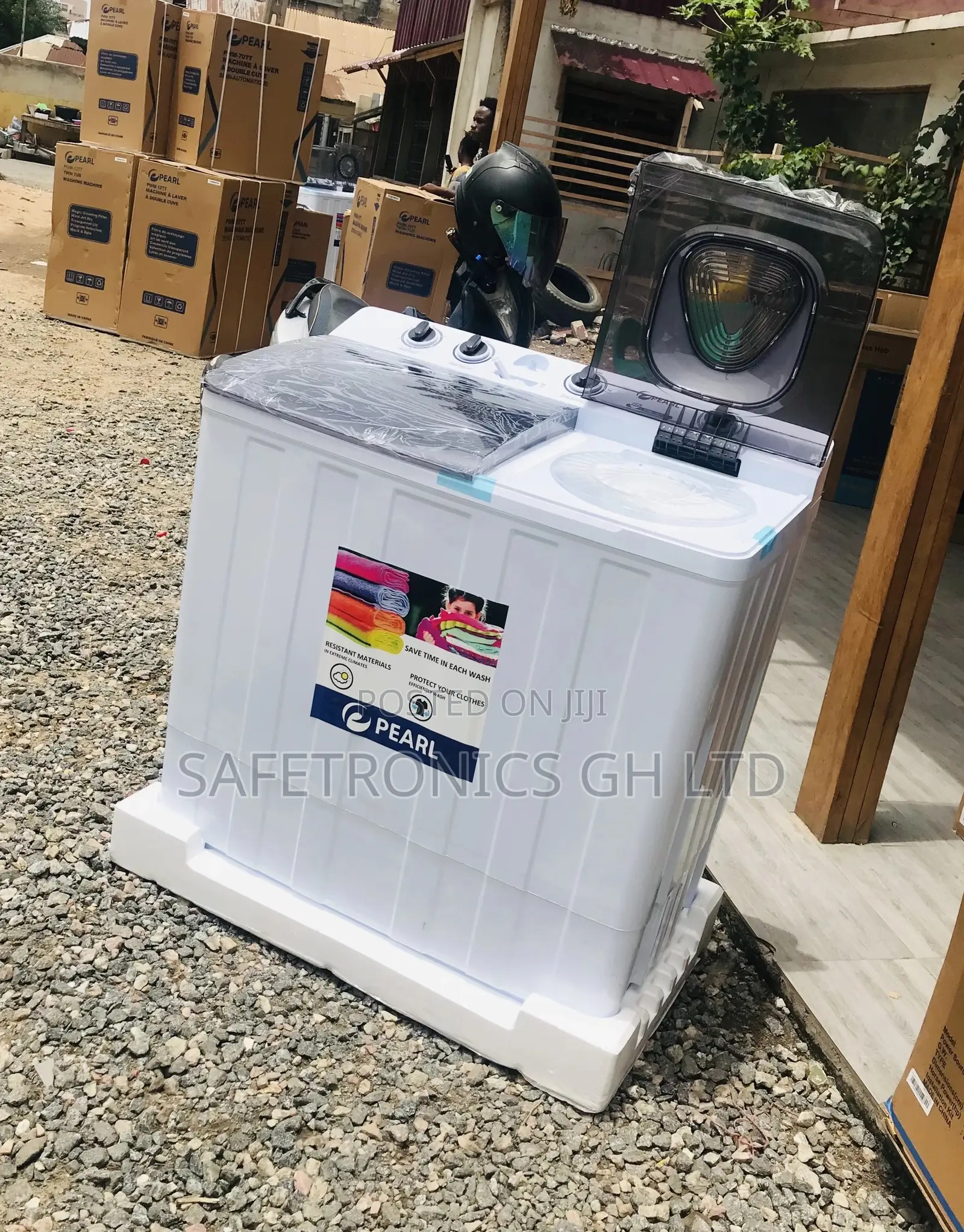 Original Topload 15kg Semiautomatic Washingmachine Pearl
