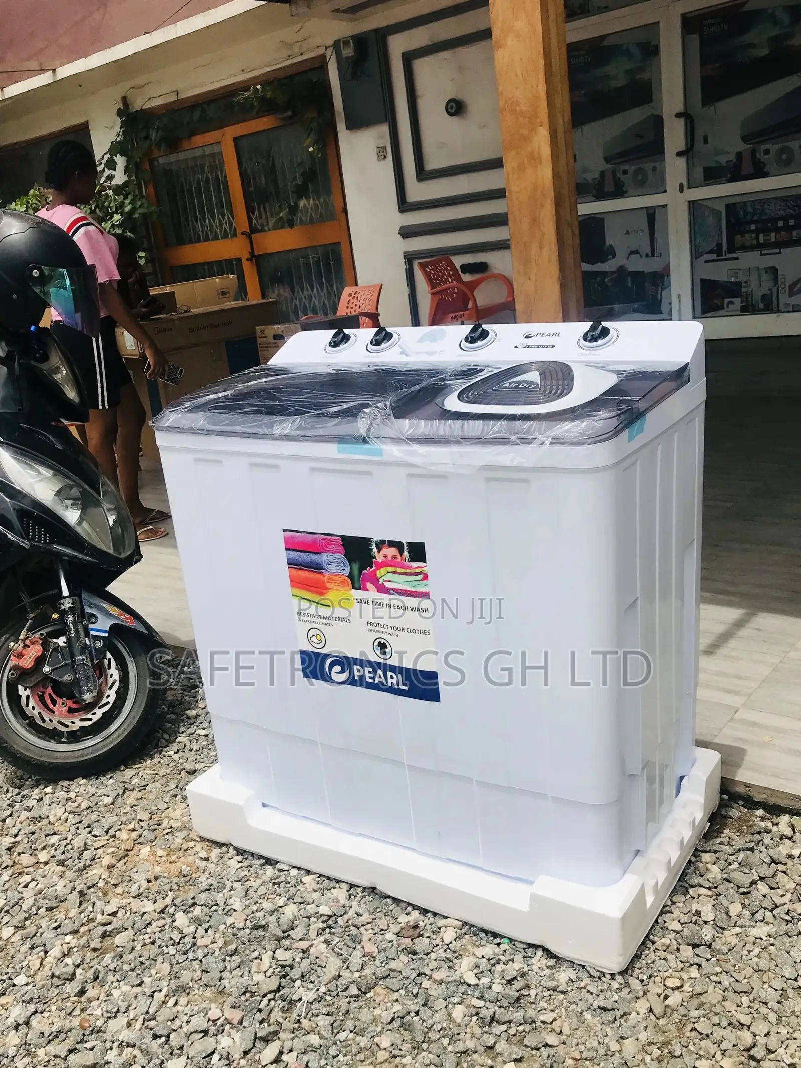 Electric 15kg Topload Semiautomatic Pearl Washingmachine