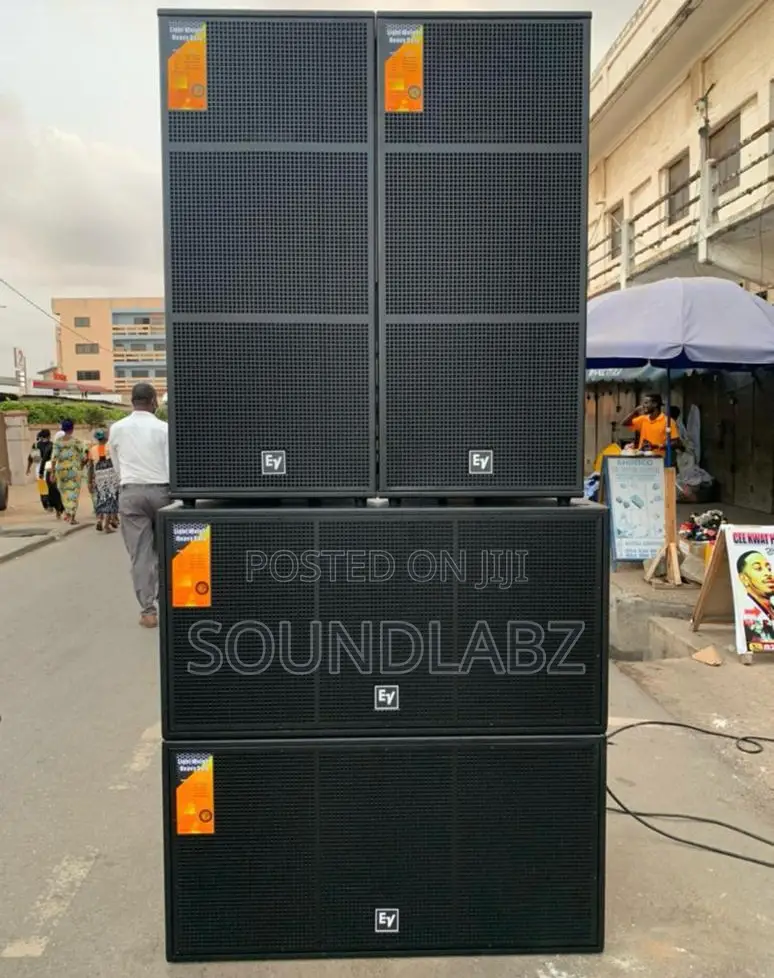 Electro-Voice (EV) Full Range Double Bass Outdoor Speakers