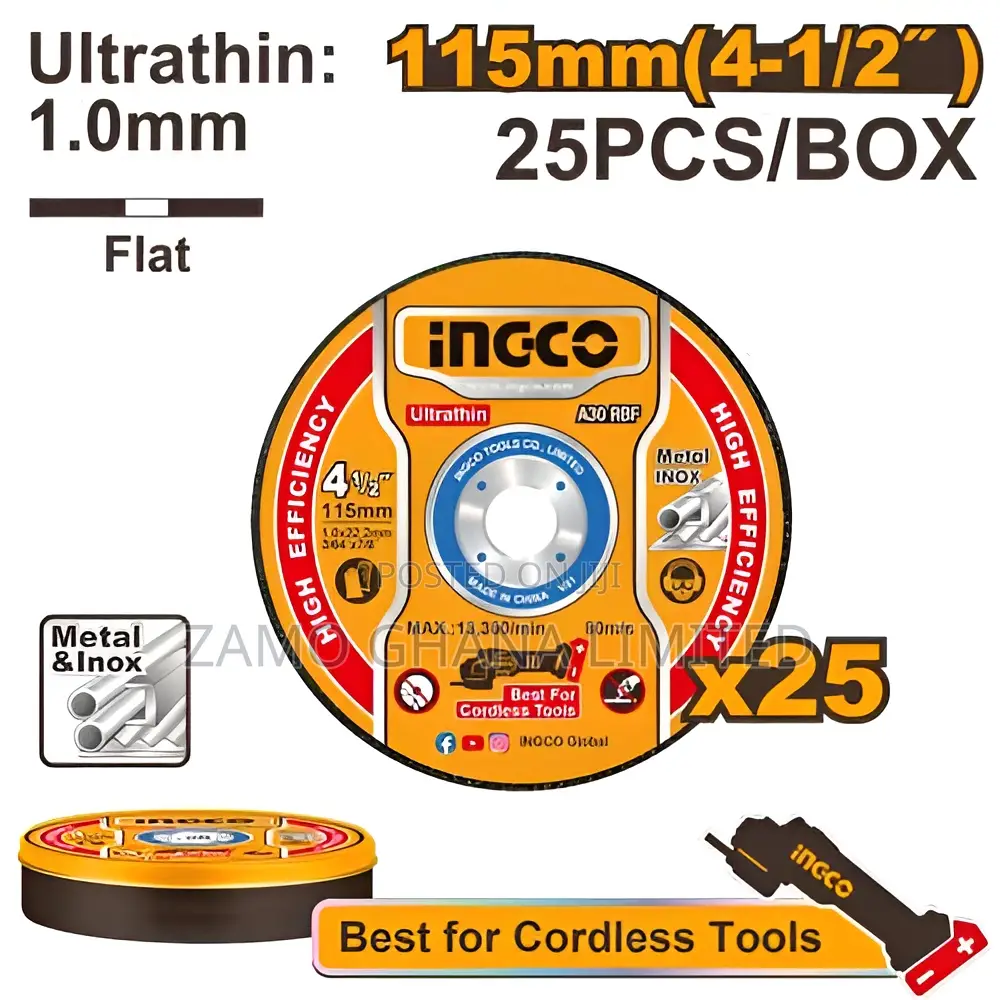 Ultra-Thin Metal Cutting Disc Set 25pcs 4.5" - MCD