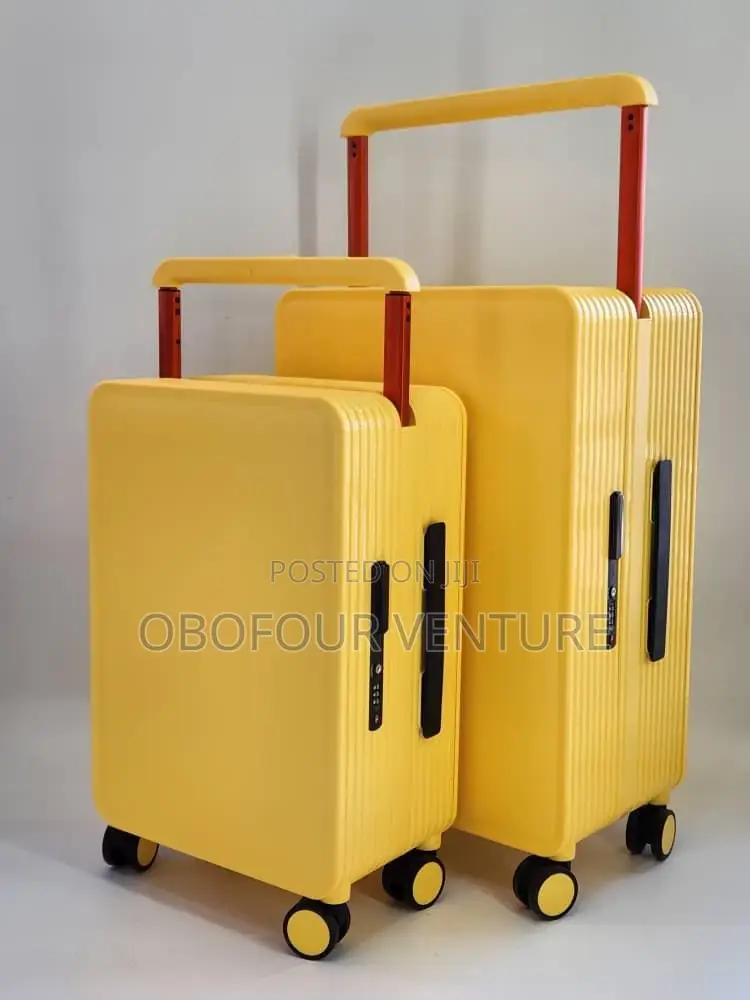 -Engel- GOLD Zipless Luxury Designer Luggage 2 In1 Set GOLD