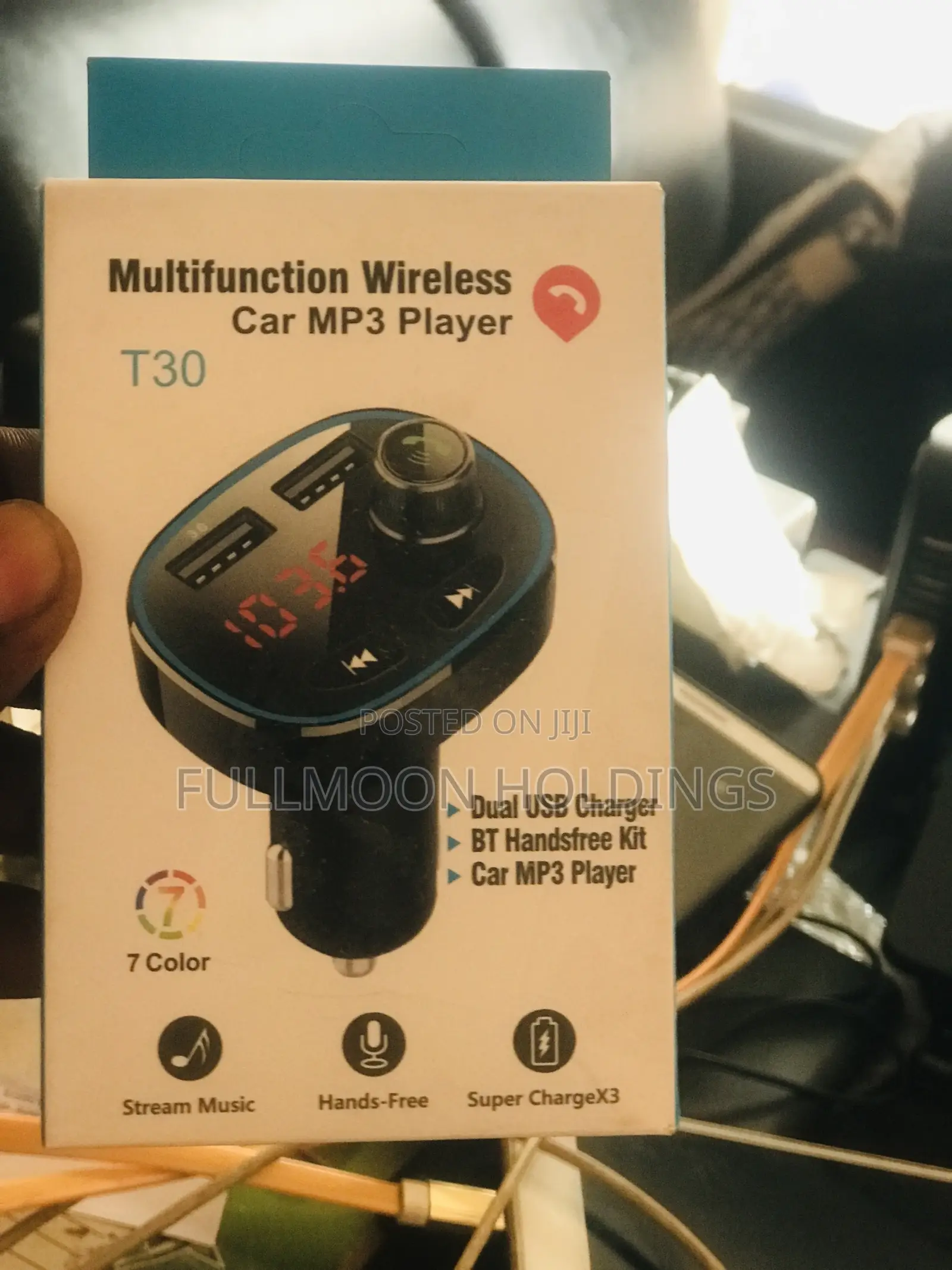 Bluetooth Car MP3 Player With USB Charger