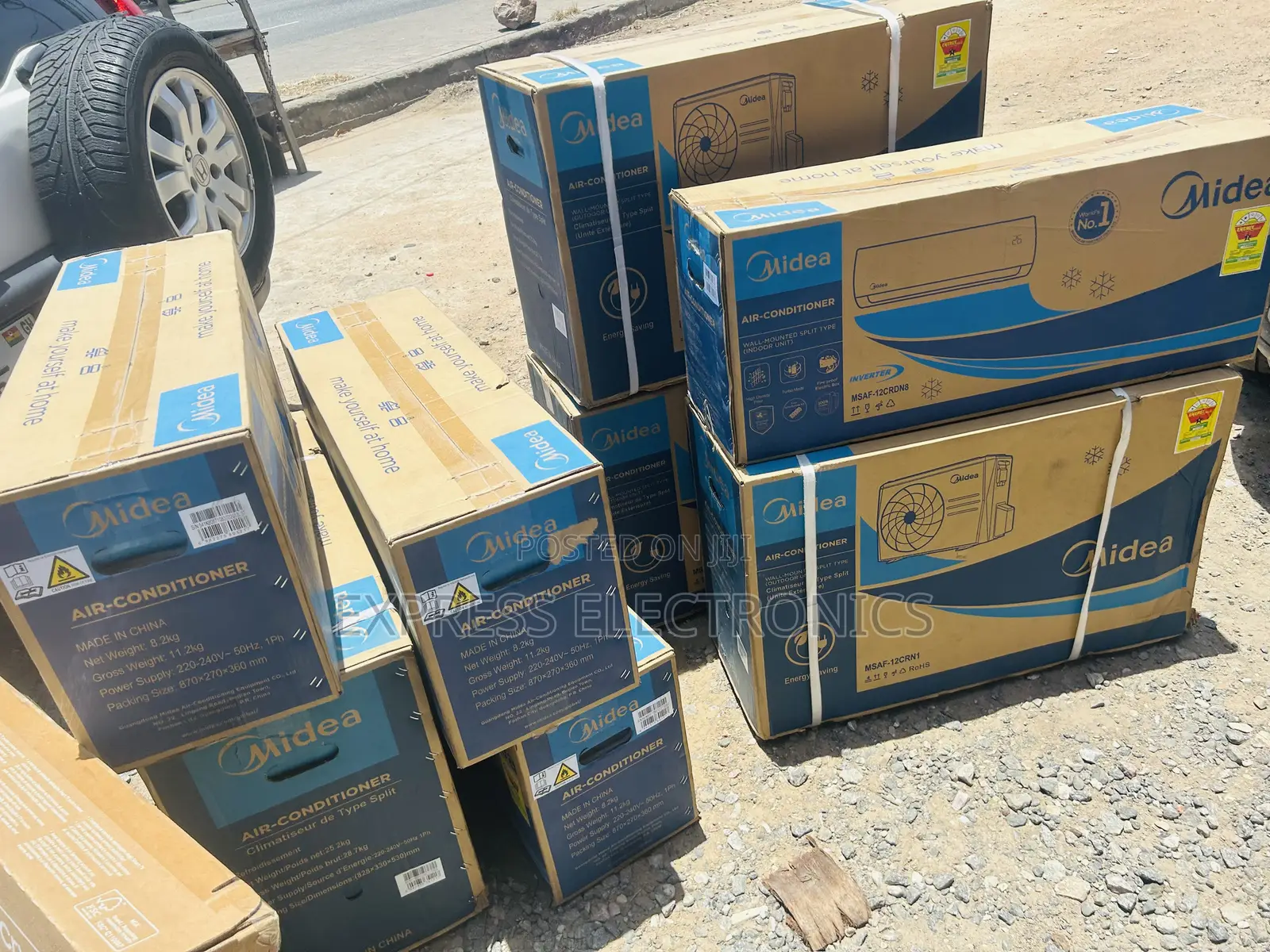 White Air Conditioner Midea 1.5hp Split R410 White
