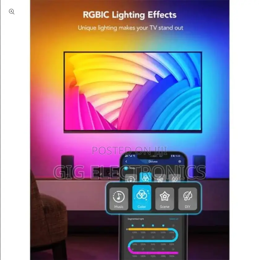 Govee TV LED Backlight, RGBIC Neon Lights for TV 45-55inch