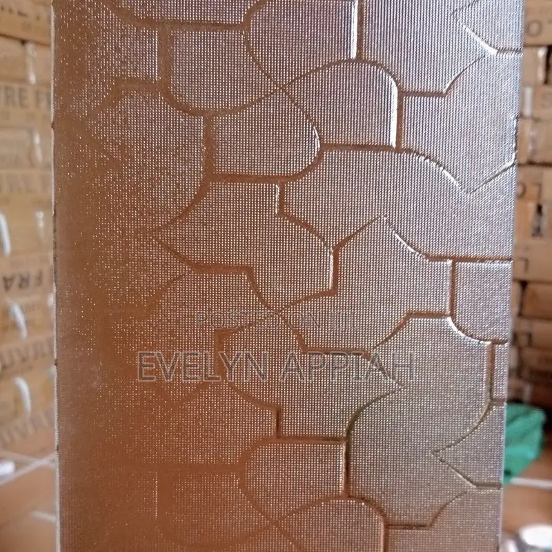 Bronze Karatachi Louvre Glass Dull Edge