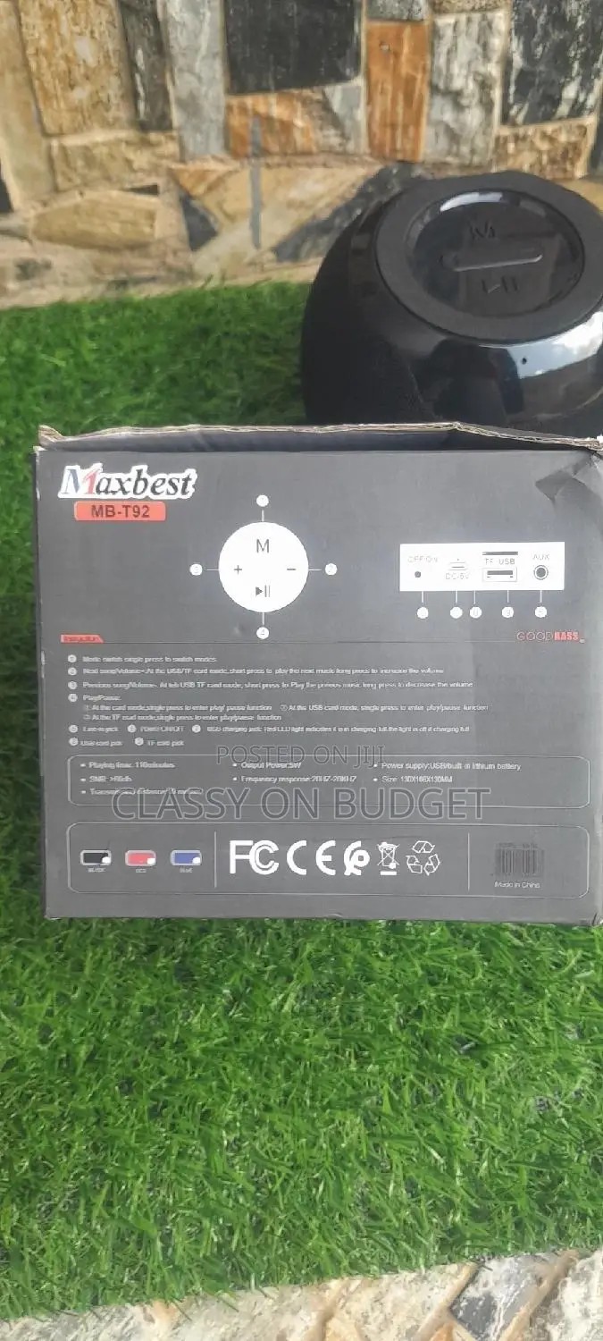 Maxbest Portable Bluetooth Speaker
