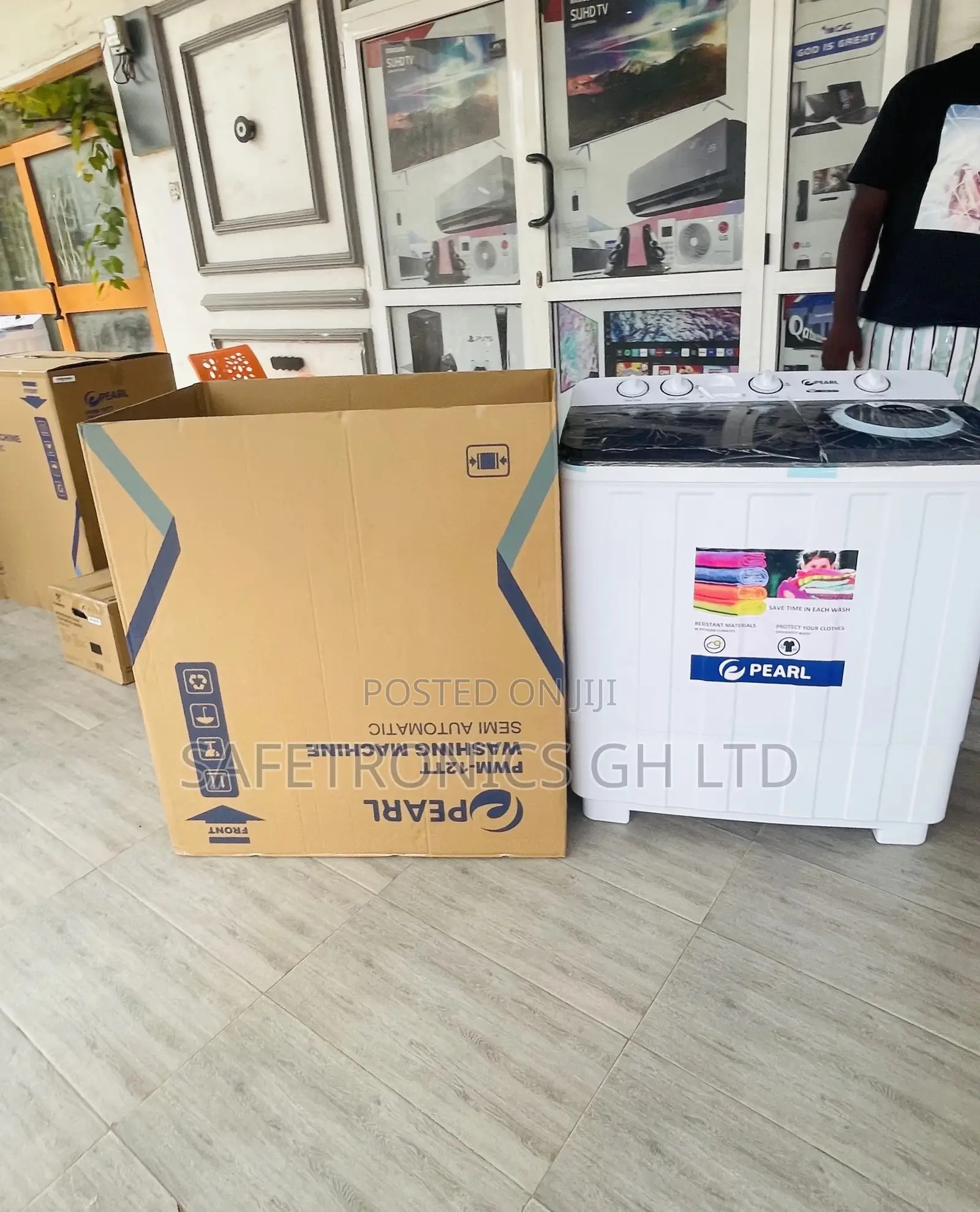Quality 12kg Topload Semiautomatic Pearl Washingmachine