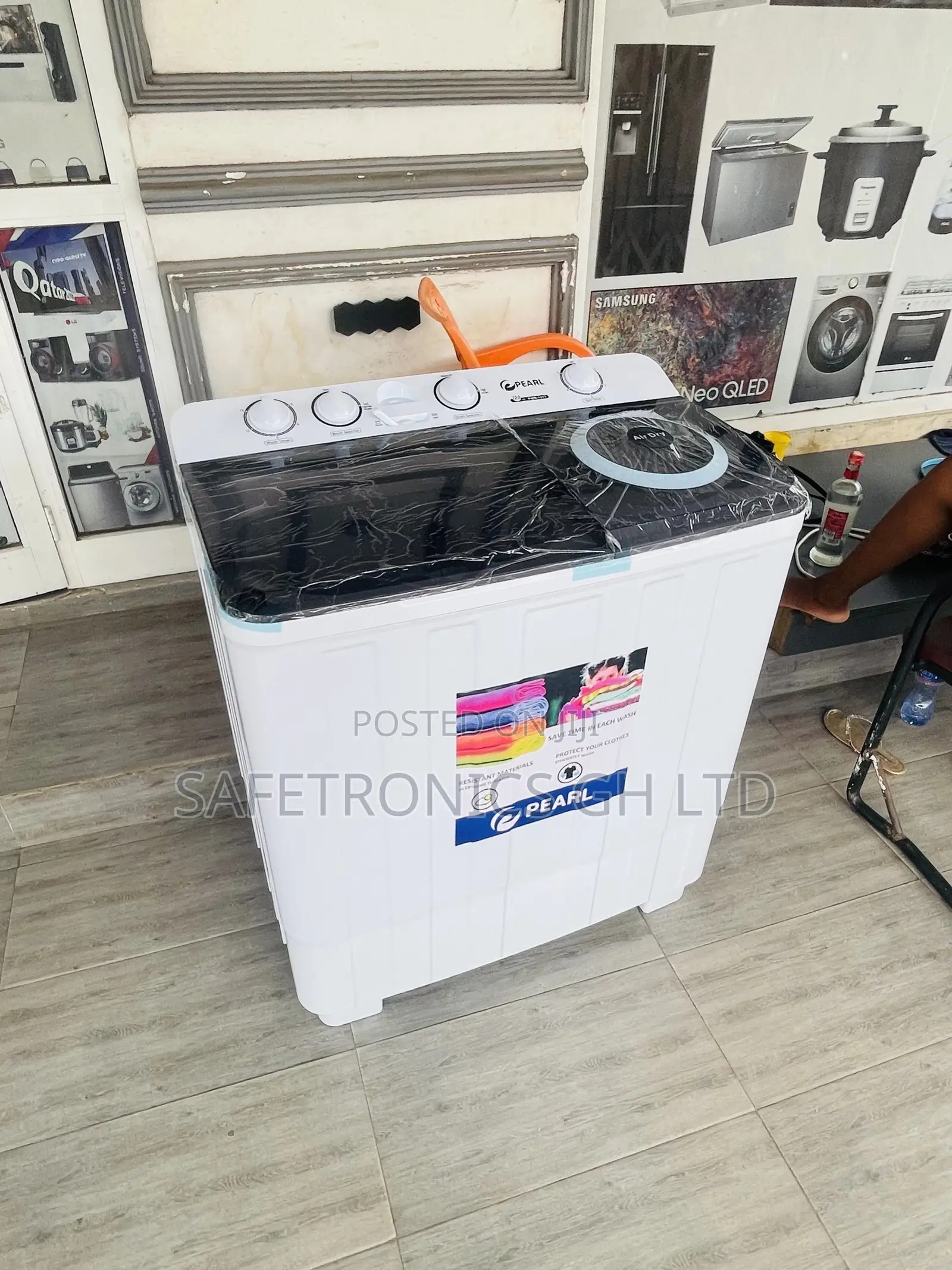 Essential Topload Semiautomatic 12kg Pearl Washingmachine