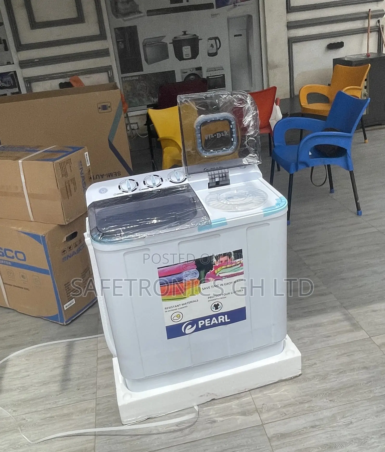 Topload Semiautomatic Pearl 7kg White Washingmachine