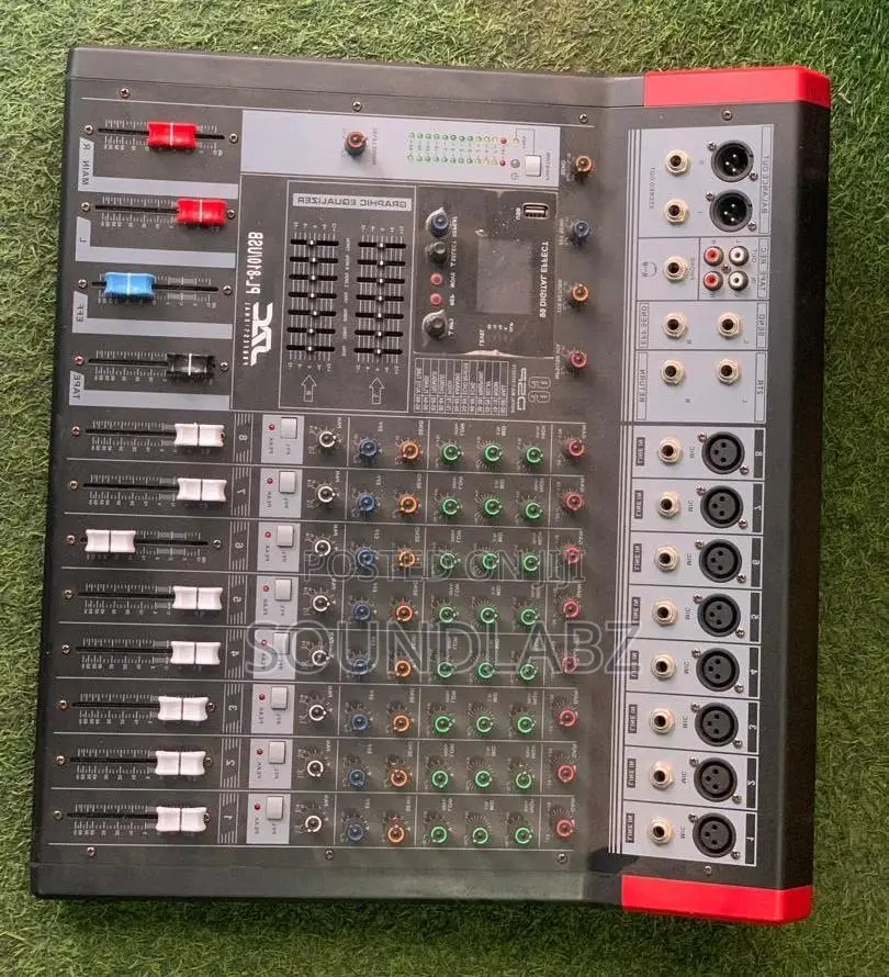 Audio Mixer 8 Channel Bluetooth Mixer
