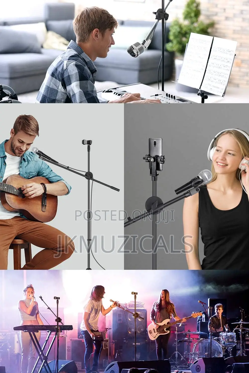 Jac Microphone Stand _ Tripod Mic Stand _ Boom Mic Holder