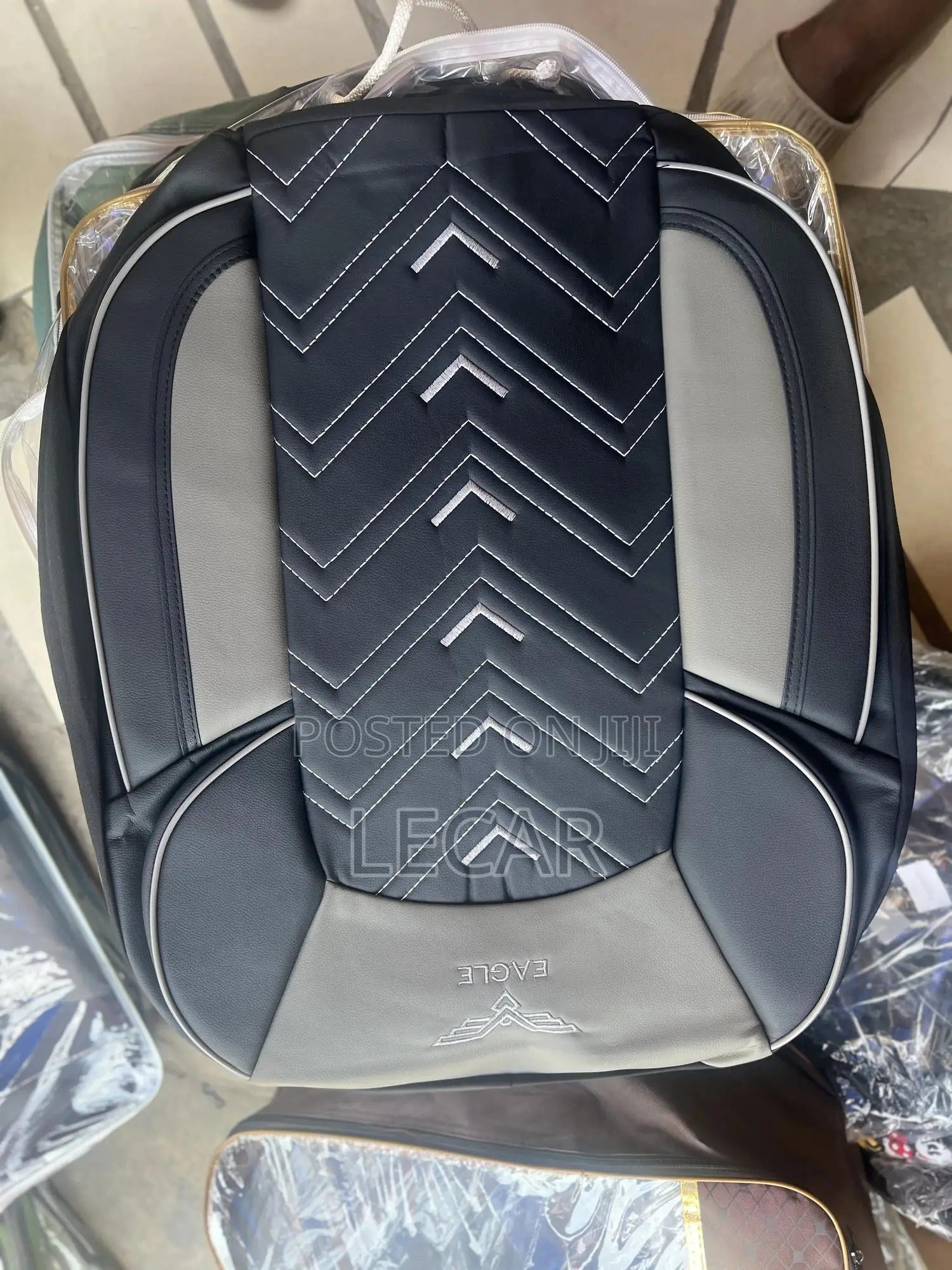 Eagle Ash And Black Seat Cover