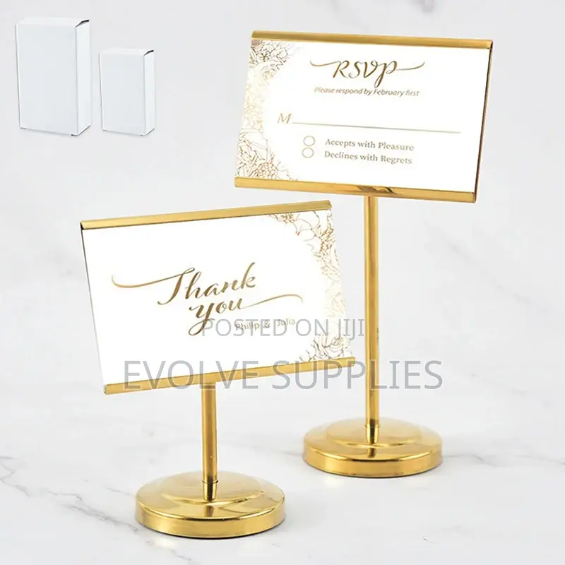 Menu Display Stand