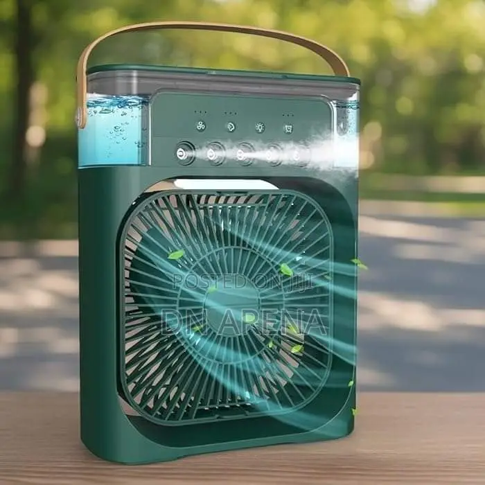 Portable Humidifier Air Cooler Mist Fan Mini Table Fan