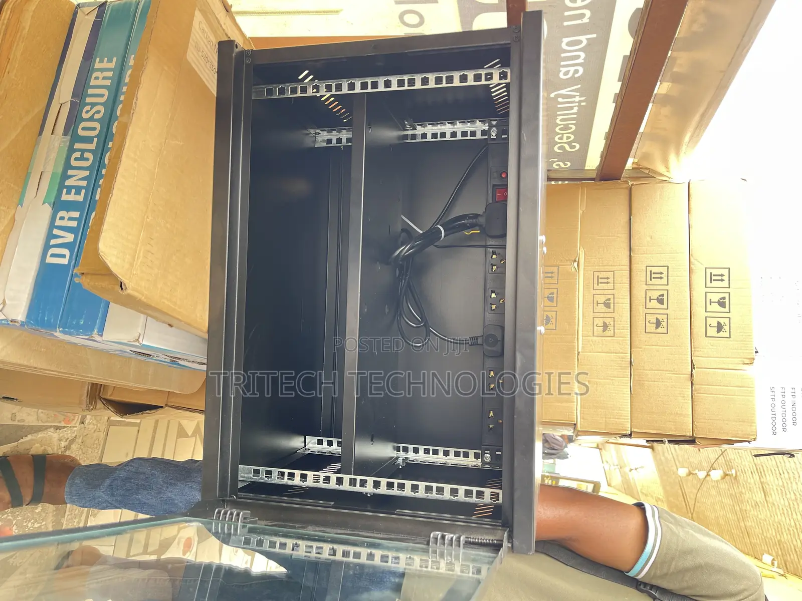 7u Rack Mountable Cabinet 520x350x350 With Fan+ Pdu and Tray