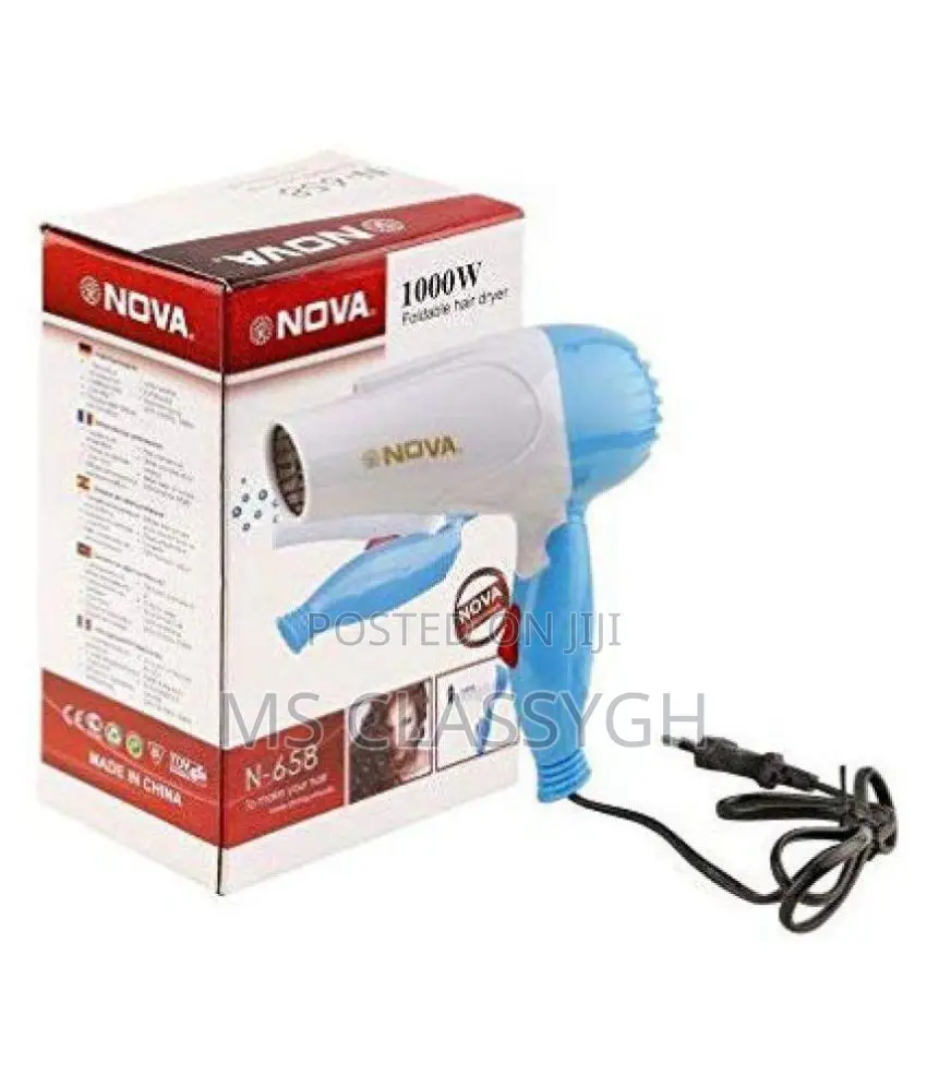 Nova Folding Hair Dryer - 1000 Watt