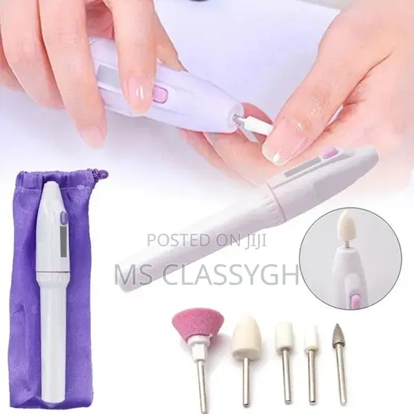 5 in 1 MINI Electric Nail File Kit Pedicure Grinding Polishi