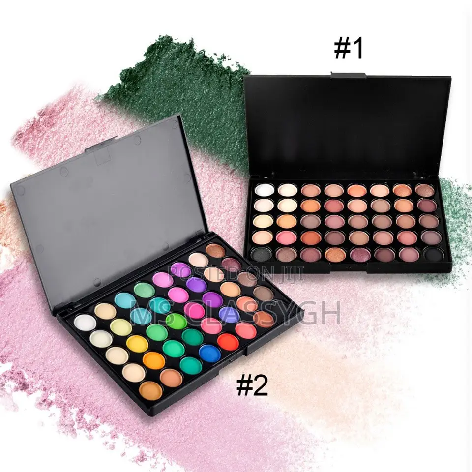 Popfeel 40 Colors Eye Shadow Palette Shimmer Matte Caramel S
