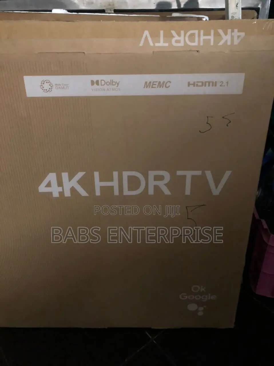 TCL 55 UHD Smart Android Frameless Google TV 55P635