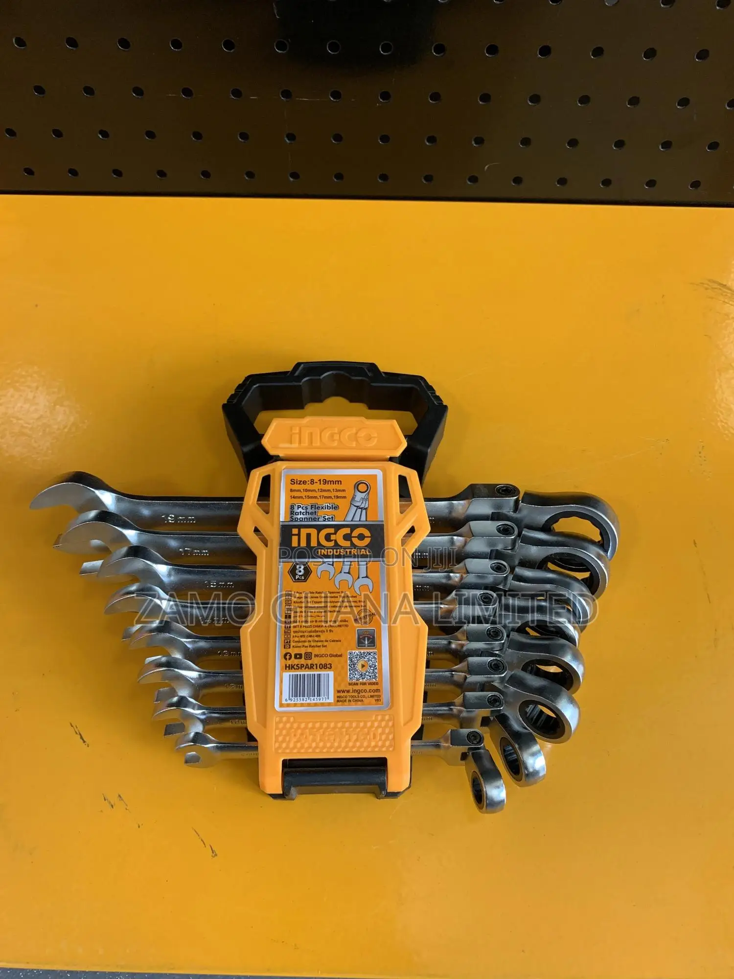 Flexible Ratchet Spanner Set 8pcs - Hkspar1083