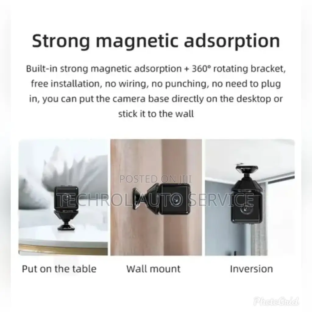 Mini Hidden Spy Camera,Security Nanny Cam Free SD Card