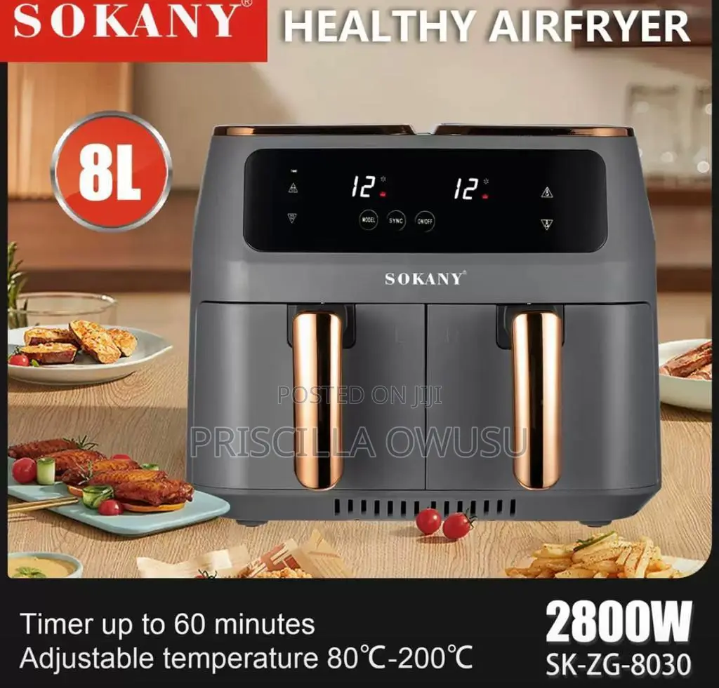 8L Sokany Airfryer