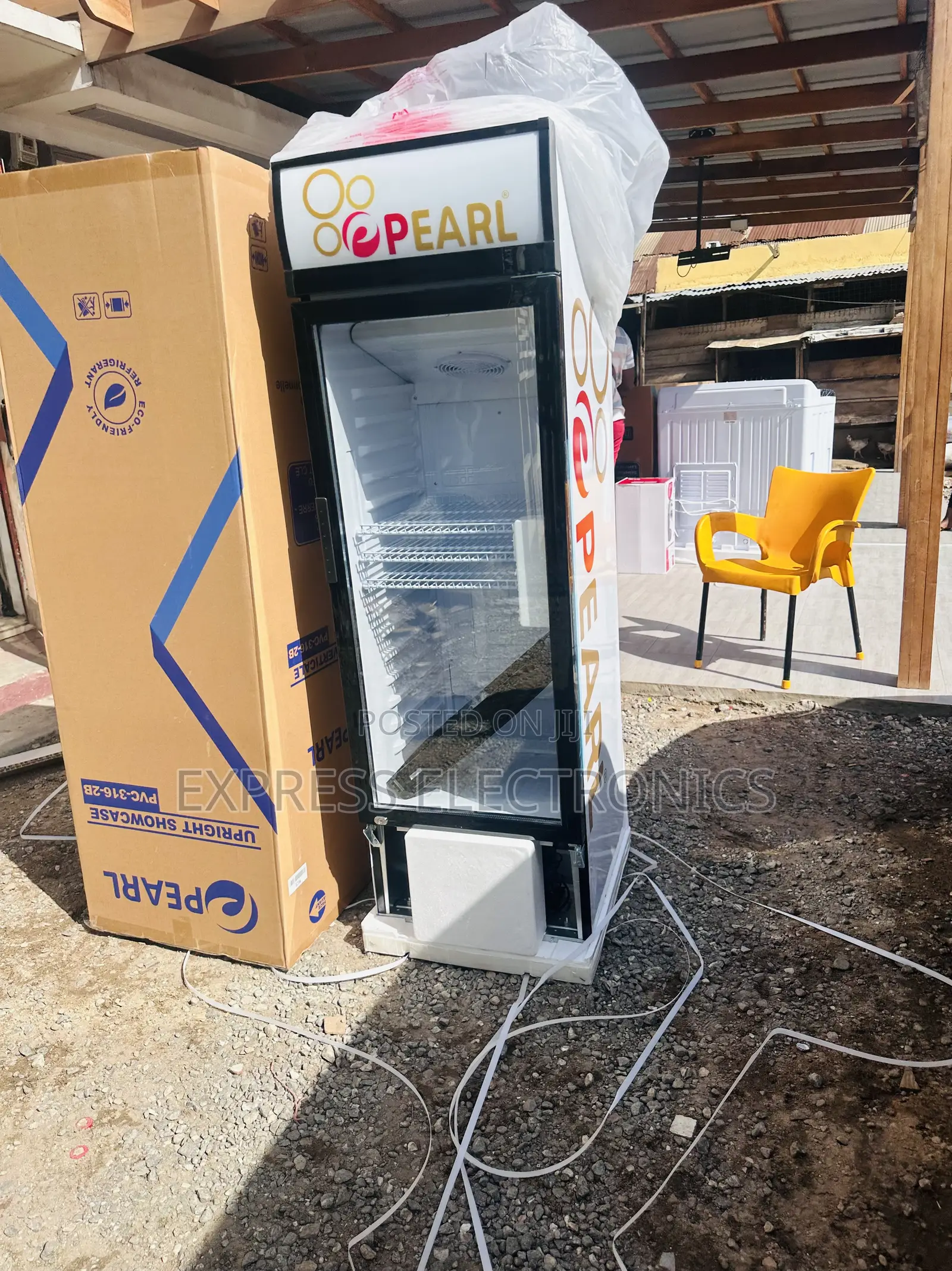 High Quality Display Fridge Pearl PVC-316