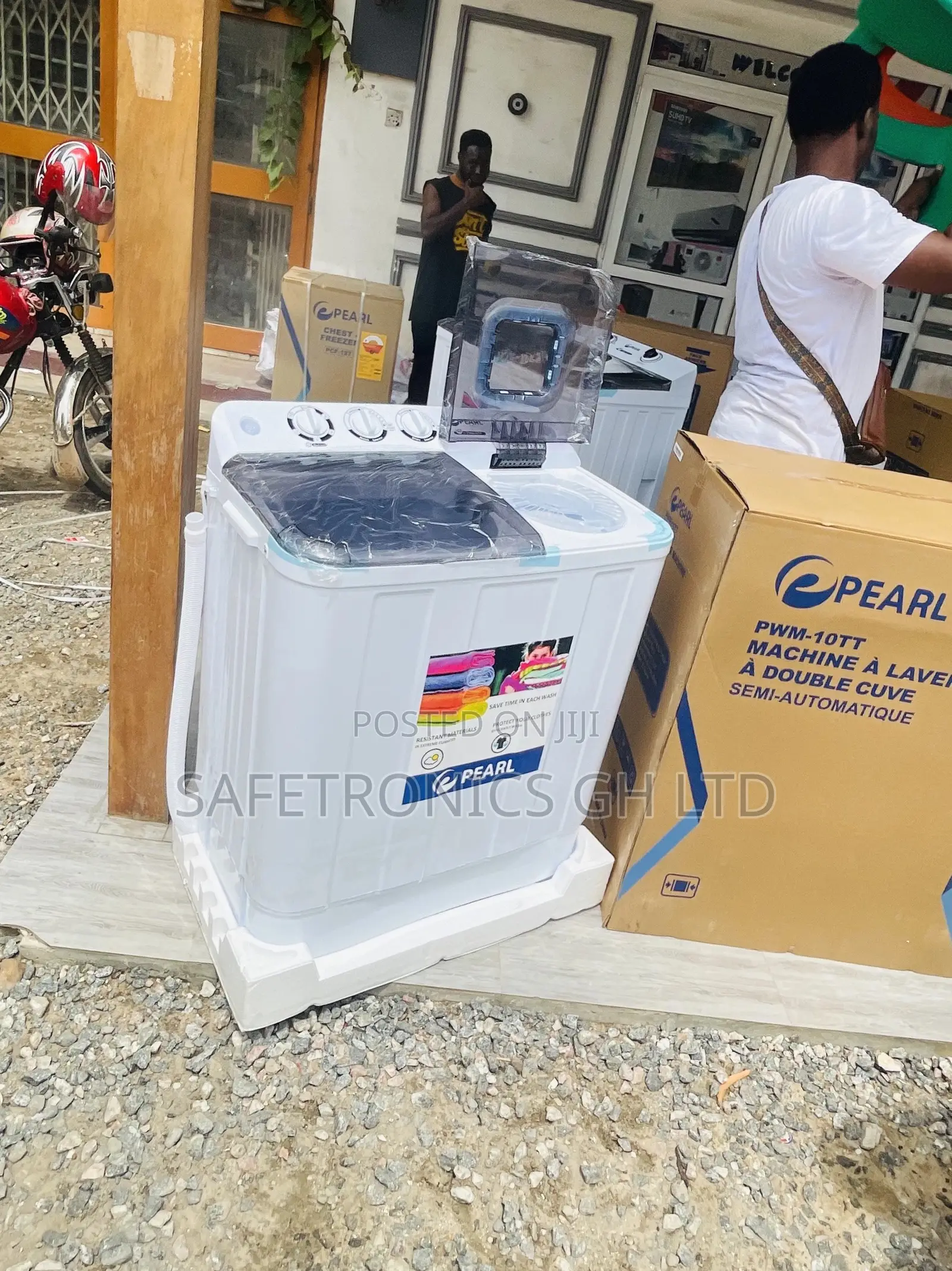 Semiautomatic Twintub 10kg Topload Pearl Washingmachine