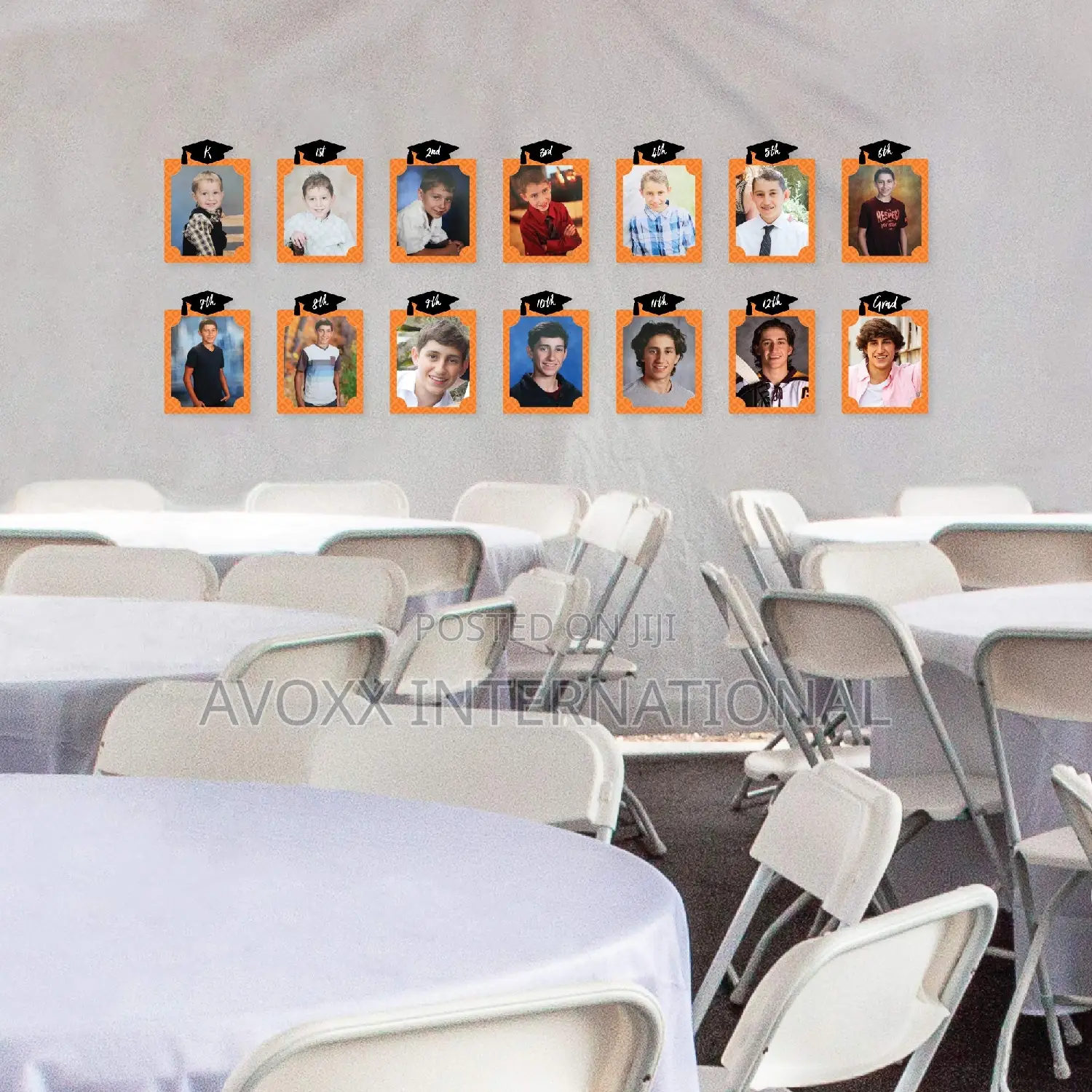 Big Dot of Orange Graduation 8" X 10" School Photo Holder