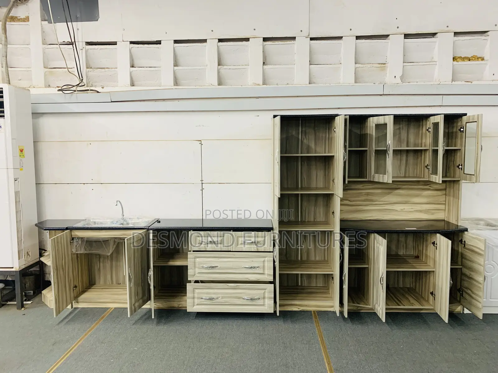 Kitchen Cabinets With a Sink Set
