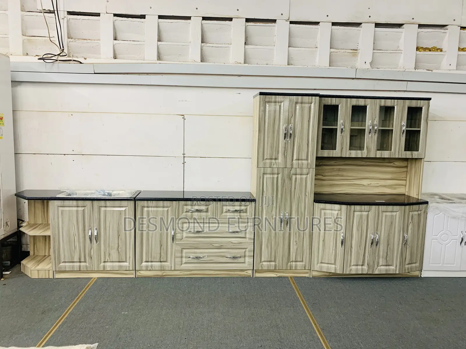 Kitchen Cabinets With a Sink Set