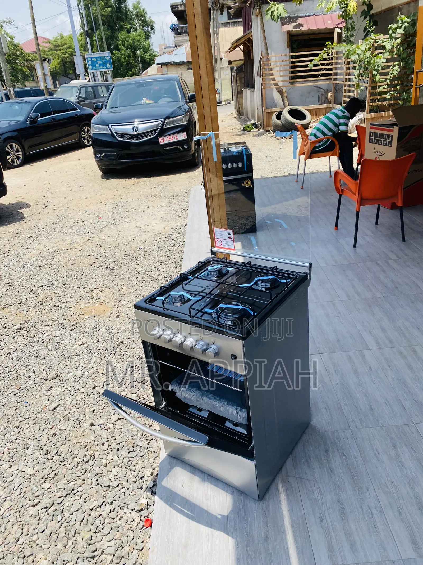 Shop Adorable Volcano(Gray)50x50 4 Gas Burner.