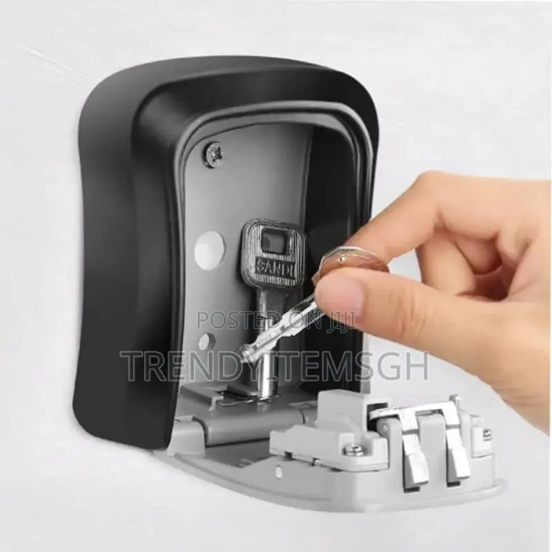 New Wall Mount Key Lock Box 4 Digit Password Security Lock