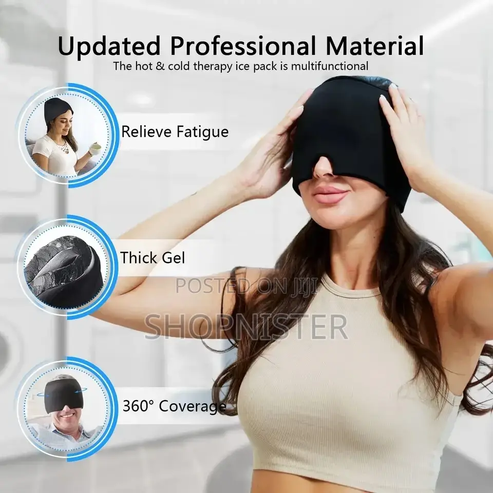 Migraine Ice Head Relief Cap Colour PINK