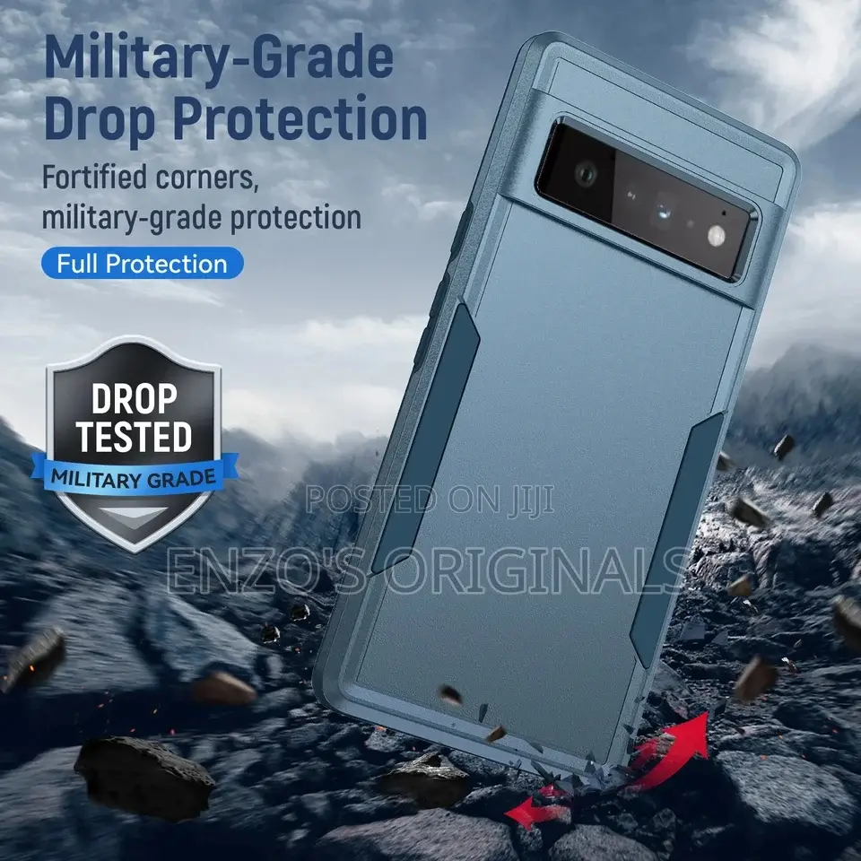 Google Pixel 6pro Sleek Firm Solid Rugged Case