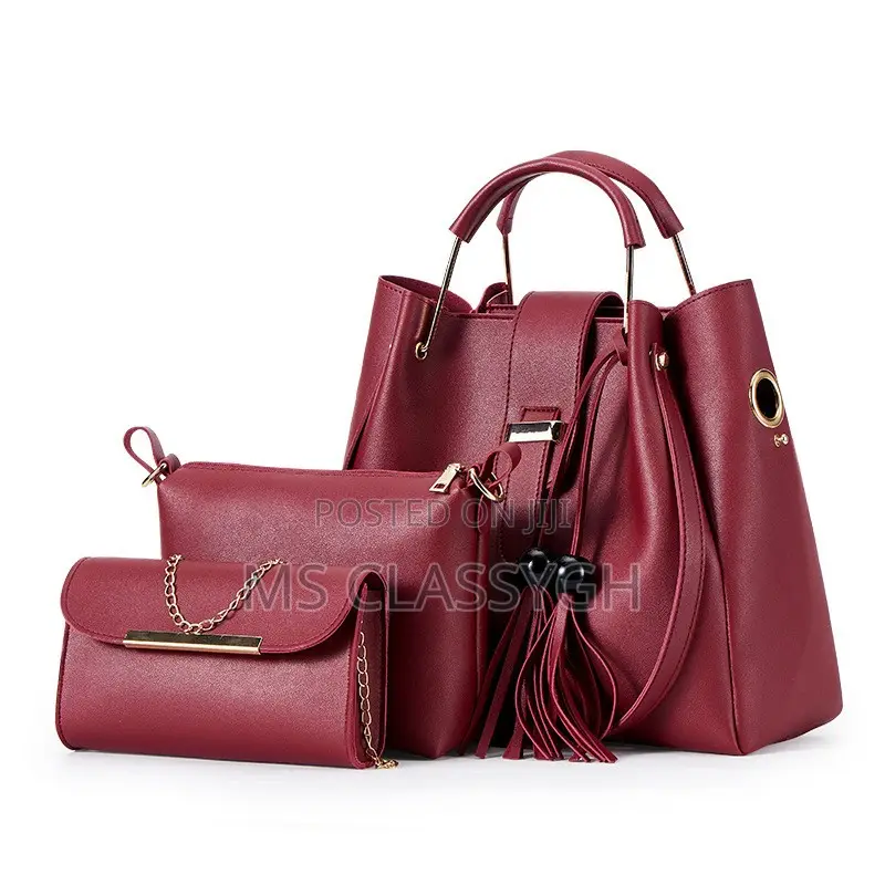 3 In1 Large Casual Bags Leather Female Shoulder Bag Ladies B