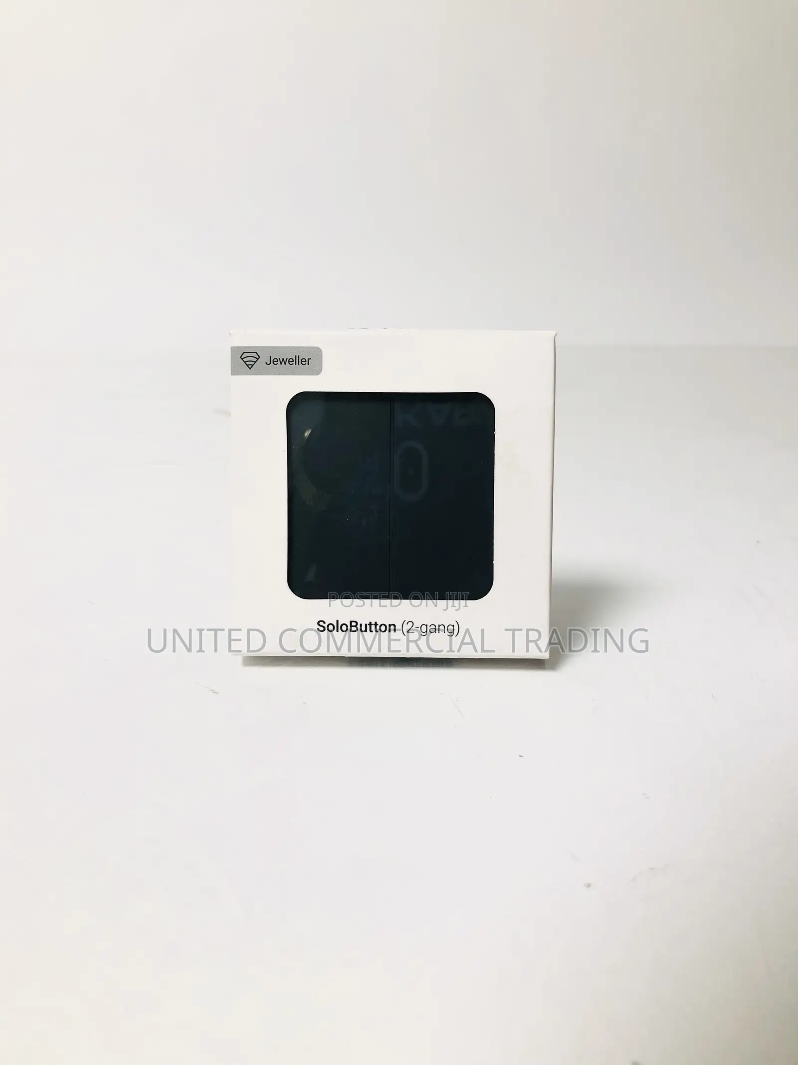 Ajax Solo Button (2-Gang Graphite)