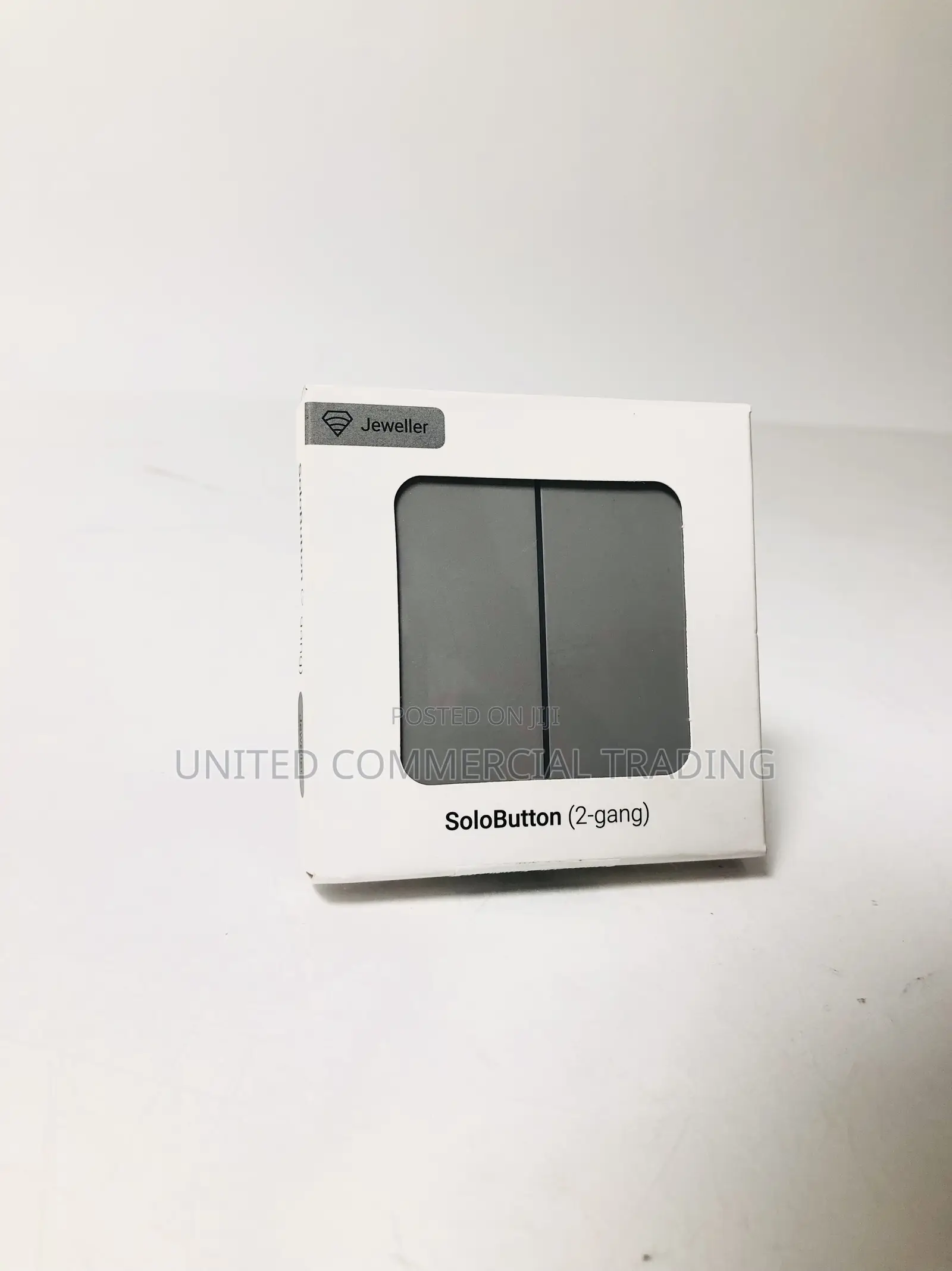 Ajax Solo Button (2-Gang Grey)