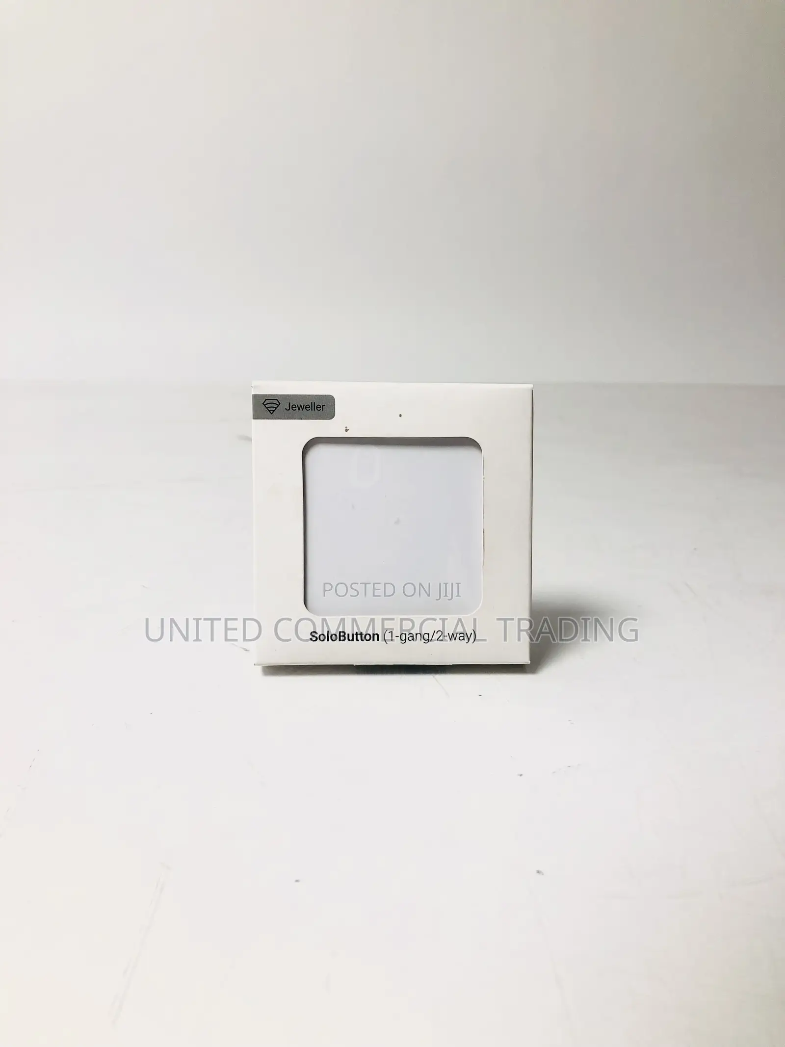 Ajax Solo Button (1-Gang/2way White)