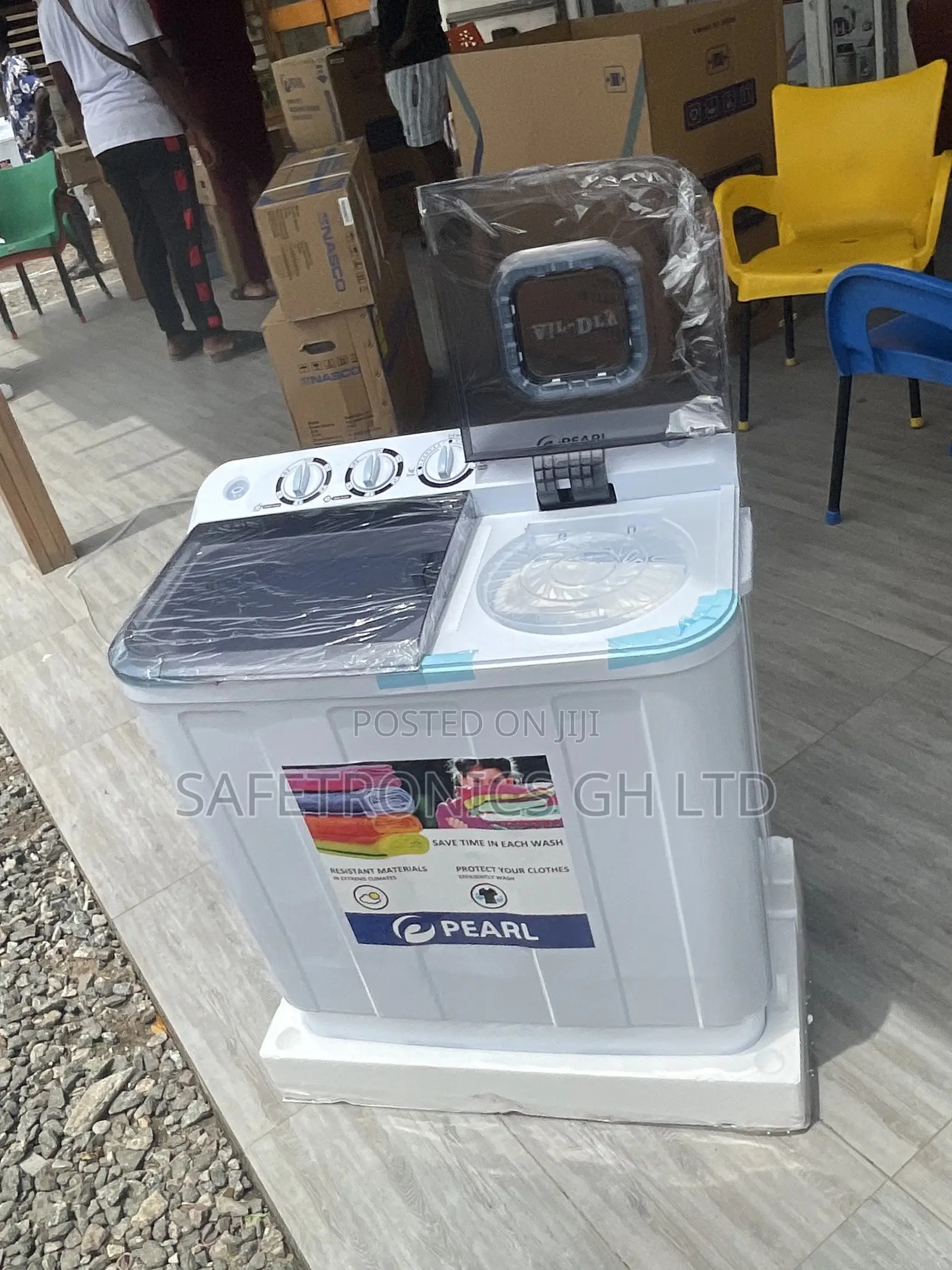 Electric 7kg Topload Semiautomatic Pearl Washingmachine