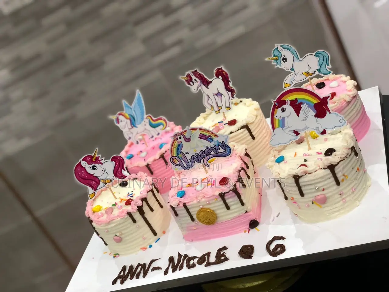 6 Unicorn Theme Cake