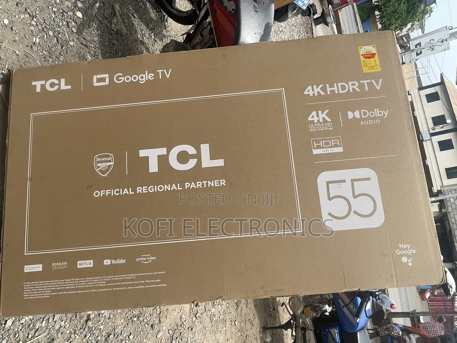 3 Stars Rating TCL 55P635 55′′ Uhd HDR Google TV
