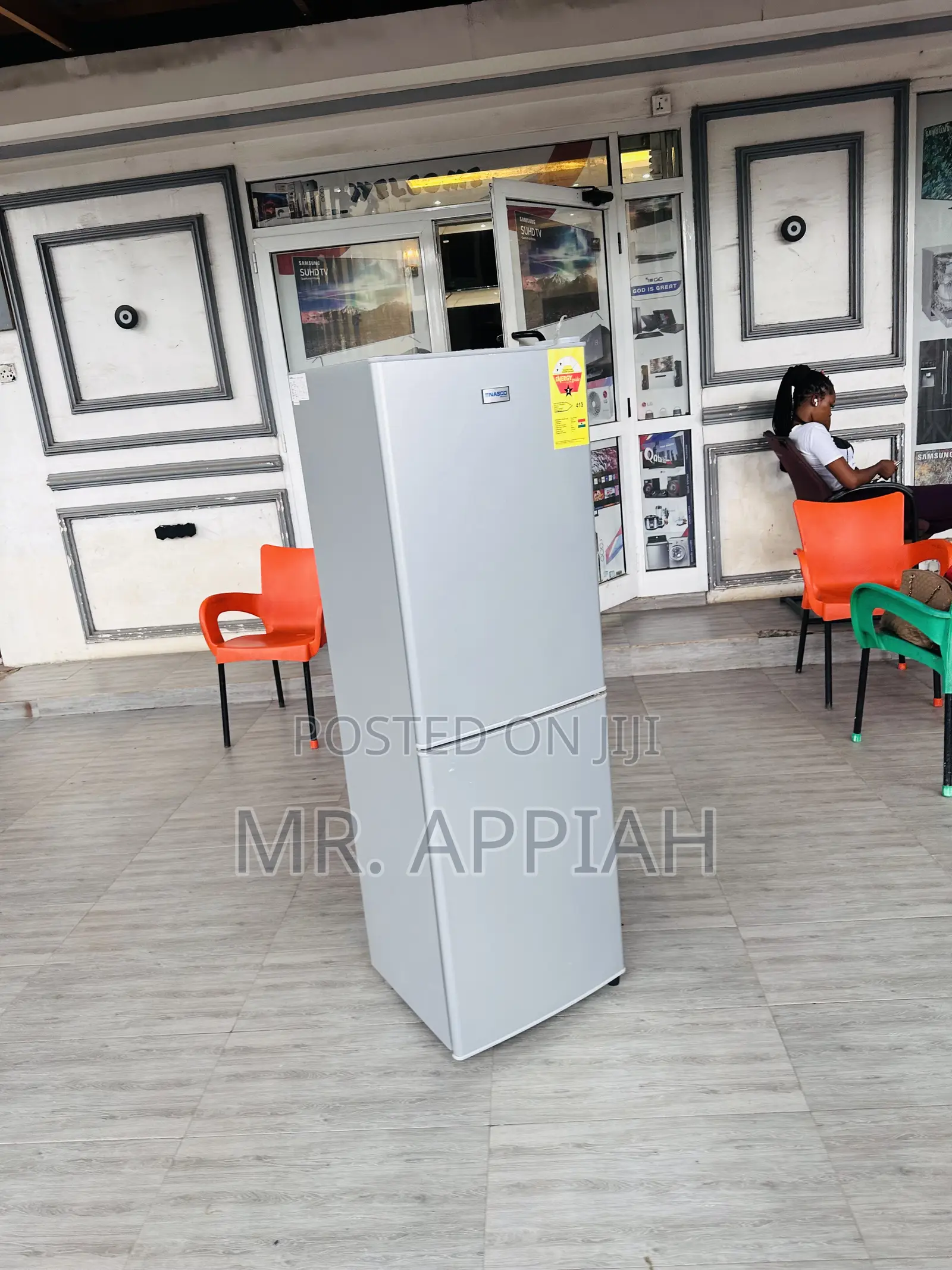 Fast Cooling Nasco Nas 2-20fl Double Door Refrigerator.