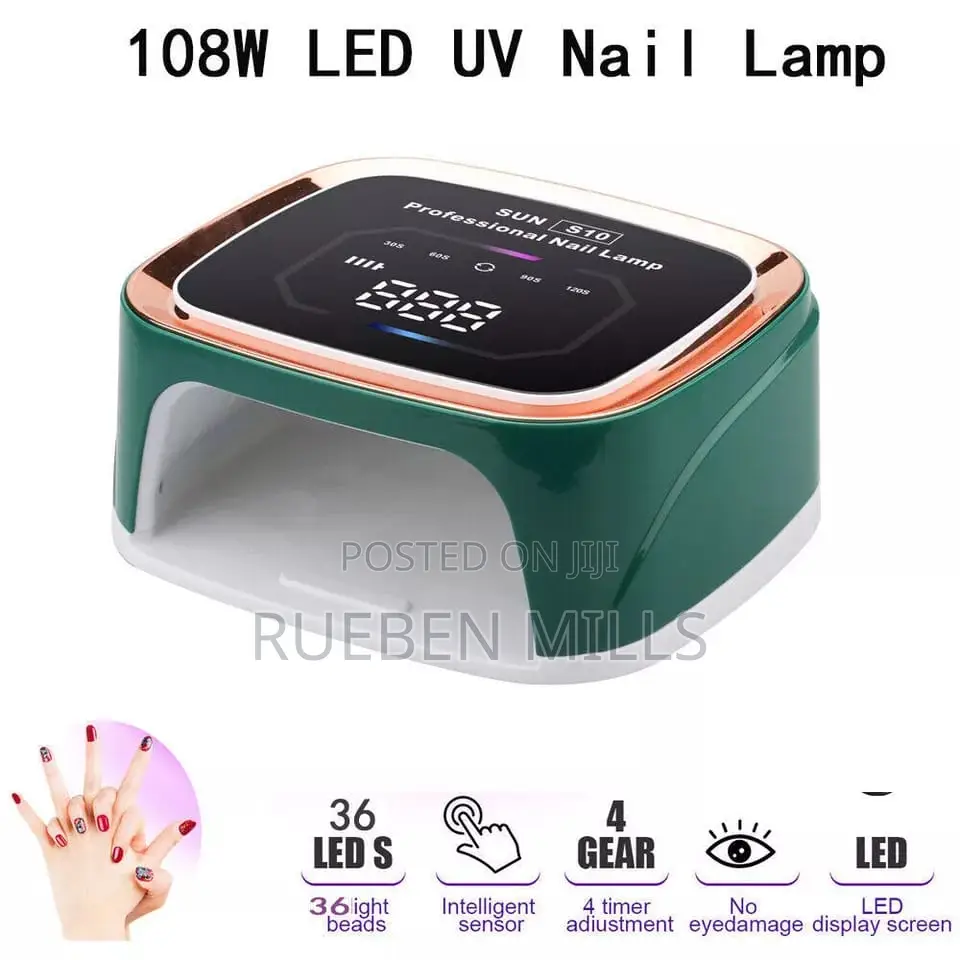 New Design Rechargeable 108W Sun S10 Gel Machine Nail Dryer
