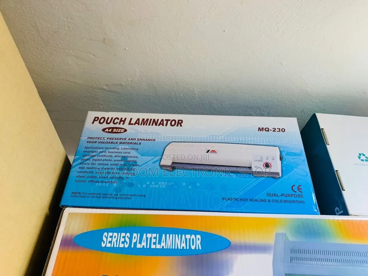Durable and Affordable Pouch A4 Laminator.