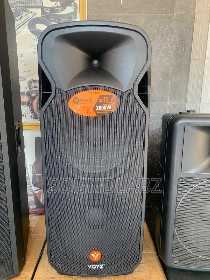 Voyz 3 Way 2×15” Active Speaker Enclosure
