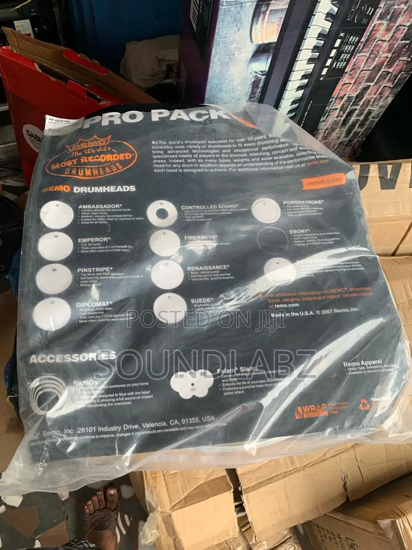 Remo 7set Drum Vellom