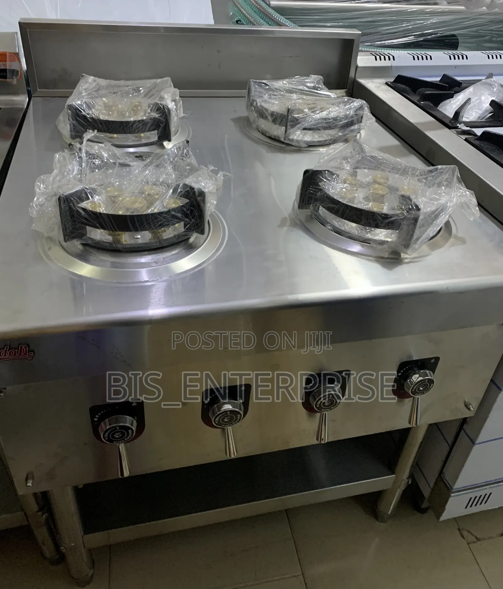 Commercial Restaurant Cooker Countertop 4 Burner Gas